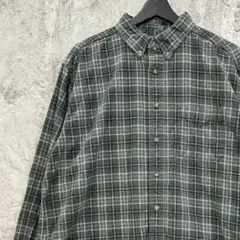 y*p様 90s　エルエルビーン　チェックシャツ　ネルシャツ　カナダ製　古着　グ