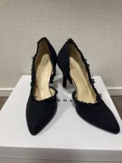 ESPERANZA パンプス ブラック フリンジ 22cmのサムネイル
