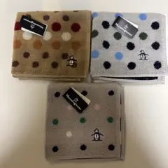 マンシング　タオルハンカチ3枚