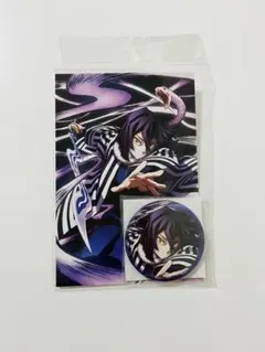鬼滅の刃 全集中展 缶バッジ＆ポストカードセット 刀鍛冶の里 柱稽古 伊黒小芭内