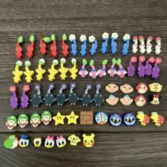 ミニ消しゴム　ミニけしごむ　ピクミン カービィ　ルイージ　ピカチュウ なの
