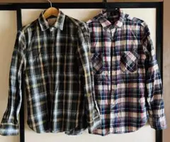 Gap ユナイテッドアローズ　チェック柄 長袖シャツ S 2枚セット