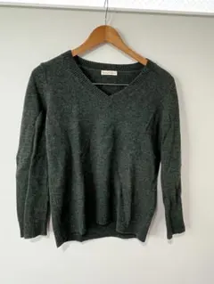 【Journal Standard】Vネックセーター ダークグリーン