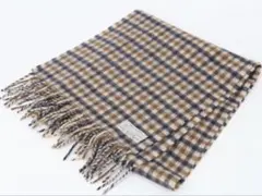 Aquascutum カシミヤ チェックマフラー