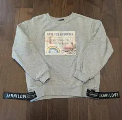 JENNI LOVE グレー トレーナー 140センチ