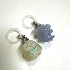 ポケピースめじるしガチャマスコット　ニャスパー　モクロー