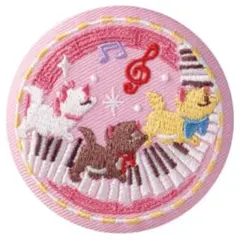 Disney Characters【おしゃれキャット】刺繍缶バッジ★ビスケット2