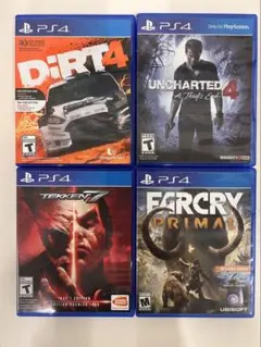 PS4ゲームソフト 4本
