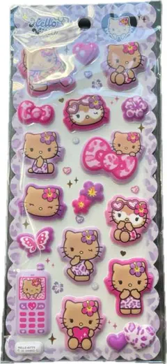 日焼けキティ もちもちマシュマロシール☆サンリオ クラックス ハローキティ