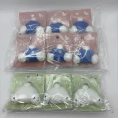 ハローキティとポチャッコサンリオマスコットおしりヘアクリップ9点セット