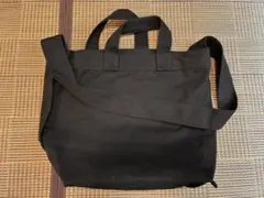 無印2WAY キャンバス トートバッグ ブラックのサムネイル