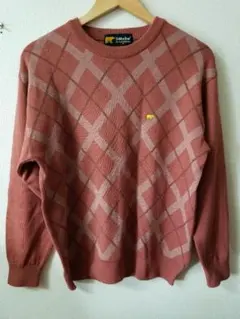 超美。Golden Bearメンズ薄手ニットクルーセーター