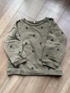 organic zoo ドットスエット　3-4Y