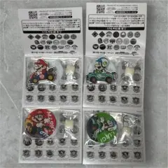 マリオカートワールド★キャラマグネッツ★4個セット☆マリオ＆ルイージ