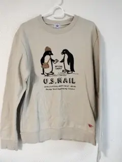 LUMBER ペンギンイラスト スウェット M