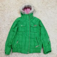 kissmark レディース スノボウェア ジャケット スノーボード 緑 M