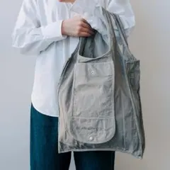 DEAN＆ DELUCAディーンアンドデルーカ葡萄染め天然染めエコバッググレー