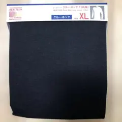 ユニクロ　ヒートテック　クルーネック長袖Tシャツ XL ブラック