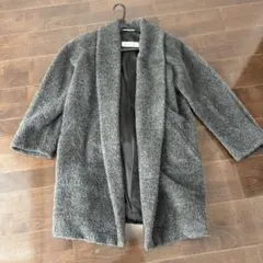 MaxMaraマックスマーラ ロングコート グレー白タグ サイズ42