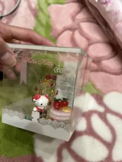 レア‼️光るサウンドジオラマキティ クリスマスマスコット付きツリー＆メロディセット レア‼️光るサウンドジオラマキティ クリスマスマスコット付きツリー