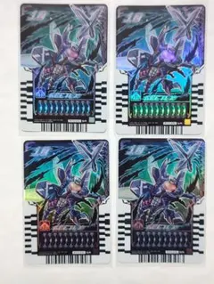 未使用 ビートルクス 4枚セット 単品販売可能 ライドケミートレカ ホログラム