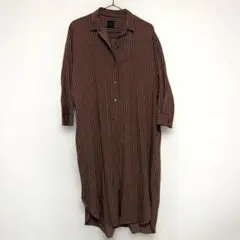 Spick &spanストライプシャツワンピース