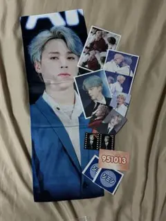 BTS ジミン マスター スローガン カード ステッカーセット
