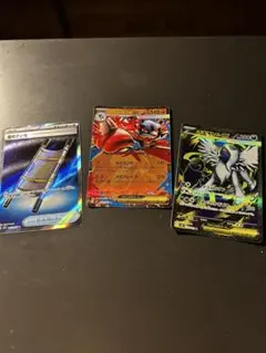 ポケモンカードセット（夜のタンカ、メガルカリオ、メガアブソル）