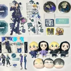 東京卍リベンジャーズ アクリルスタンド メタル缶バッジ 場地圭介 松野千冬