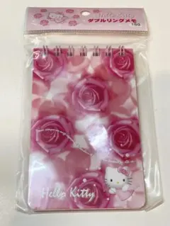 ハローキティ ダブルリングメモ エンジェル バラ 平成レトロ メモ帳 激レア