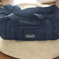 Coleman ネイビー ドット キャリーケース