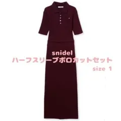 snidel ハーフスリーブポロカットセット