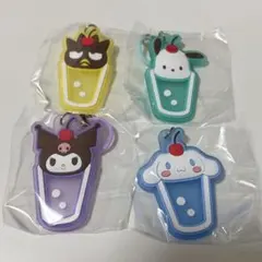 サンリオキャラクター クリアクリームソーダ めじるしチャーム 4個セット
