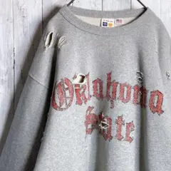 【ダウンタウン浜田さん着用】フリークスストア ダメージ スウェット #144