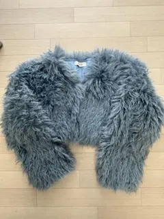 新品未使用】emmy エミー ストライプファーコート - メルカリ