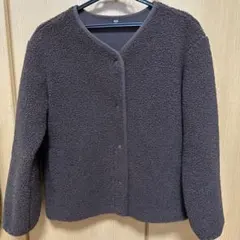 UNIQLO ブラウン フリースジャケット