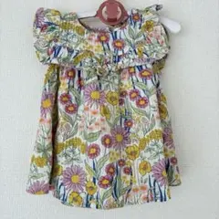 ネクスト　ブラウス　トップス　シャツ　90 95 100花柄　黄　子供　キッズ