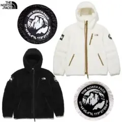 韓国ノースフェイス　ボアフリースパーカー　ブラック　S/90 used