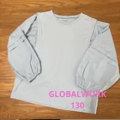 GLOBAL WORK バルーンスリーブシャツ 130