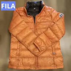 【FILA】オレンジ 軽量 ダウンジャケット FLB8427 ゴルフのサムネイル
