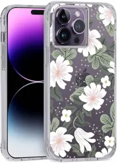 iPhone 14 Pro Max 用 ケース 抗菌 落下 耐衝撃 花柄 カバー