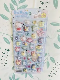 [正規品]サンリオポチャッコシナモロールポムポムプリンうるちゅるPOPシール