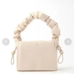 JW PEI アイボリー スモールハンドバッグ 合成皮革