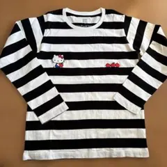グラニフ　Hello Kitty ストライプ 長袖Tシャツ　SS