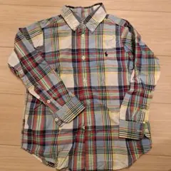 Ralph Lauren チェック柄 長袖シャツ サイズ5(110cm位)