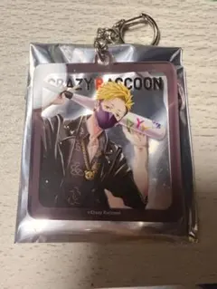 CRAZY RACCOON アクリルキーホルダー 約10cm
