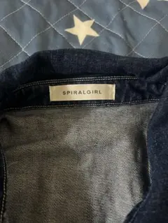 SPIRALGIRL デニムワンピース ミニ丈