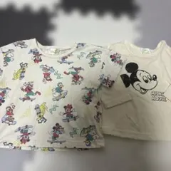 Disney ベビー 長袖Tシャツ 2枚セット