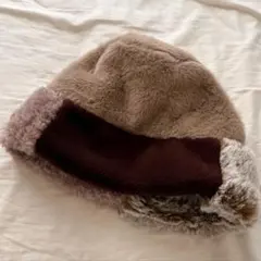 【未使用】Grient ファートラッパーハット ロシア帽 もこもこ グレー系