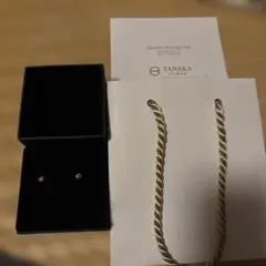 TANAKA 貴金属 ゴールド スタッド6mmピアス 両耳用 - メルカリ